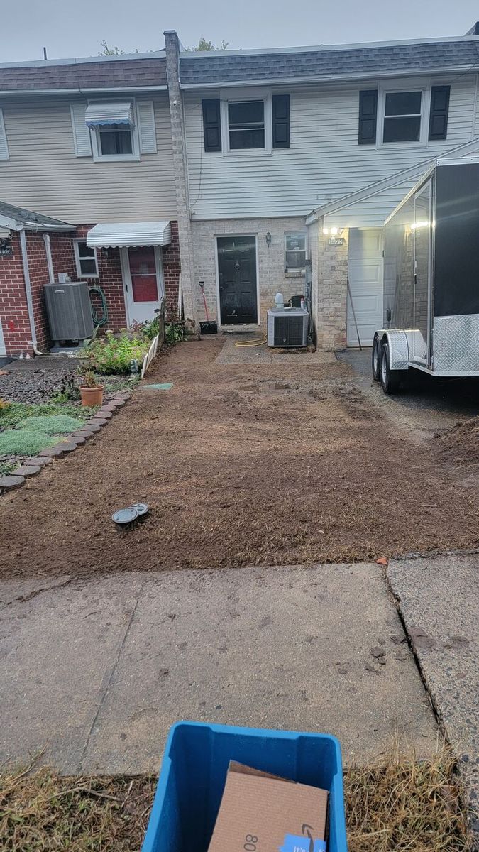 Preparing the ground